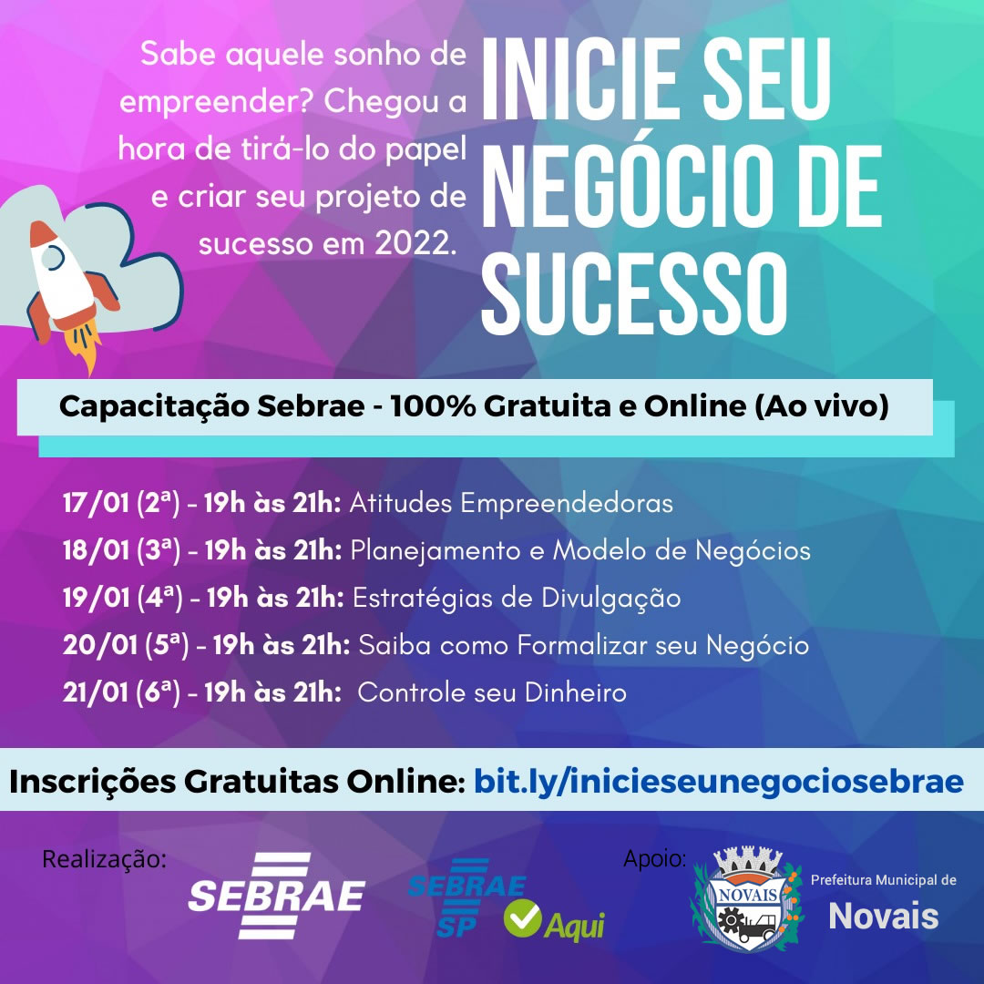 Curso Gratuito - SEBRAE