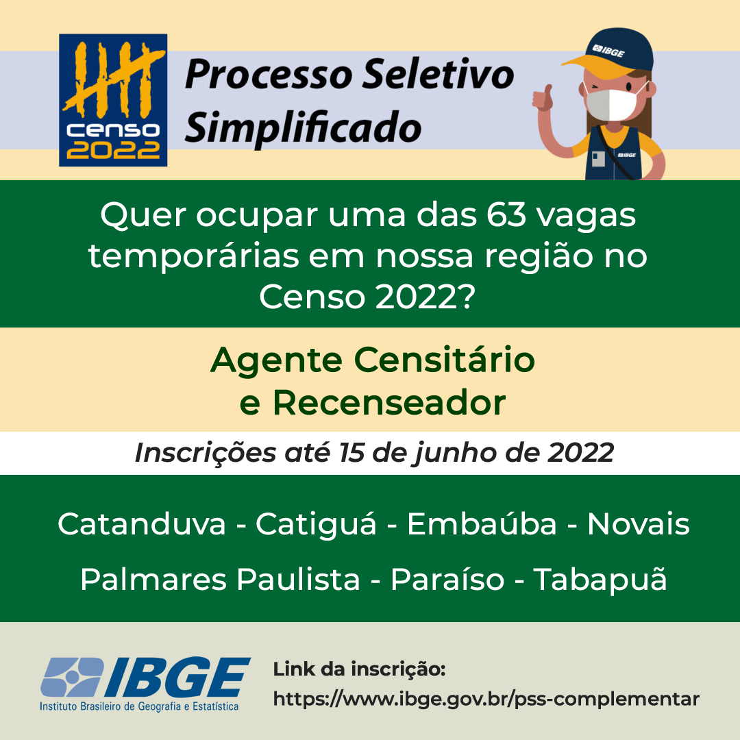 Inscrição IBGE 2022