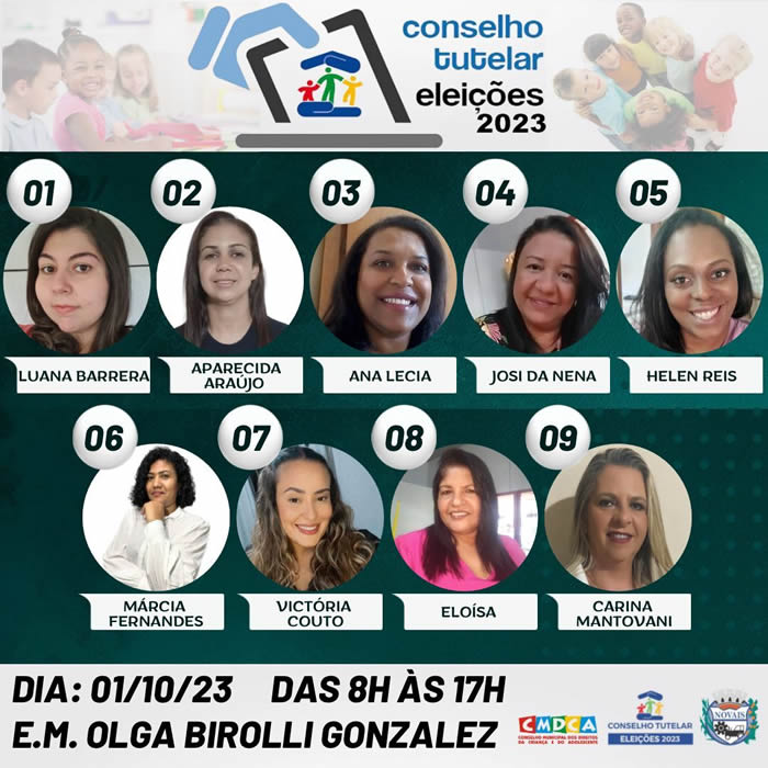 Candidatas - Conselho tutelar