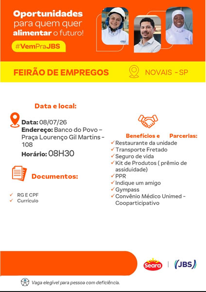 feirao de empregos jbs