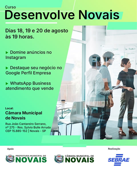 curso desenvolve novais