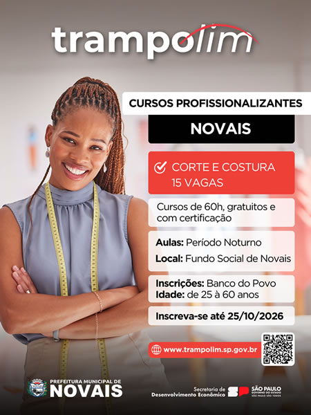 Inscrições abertas - Curso de corte e costura